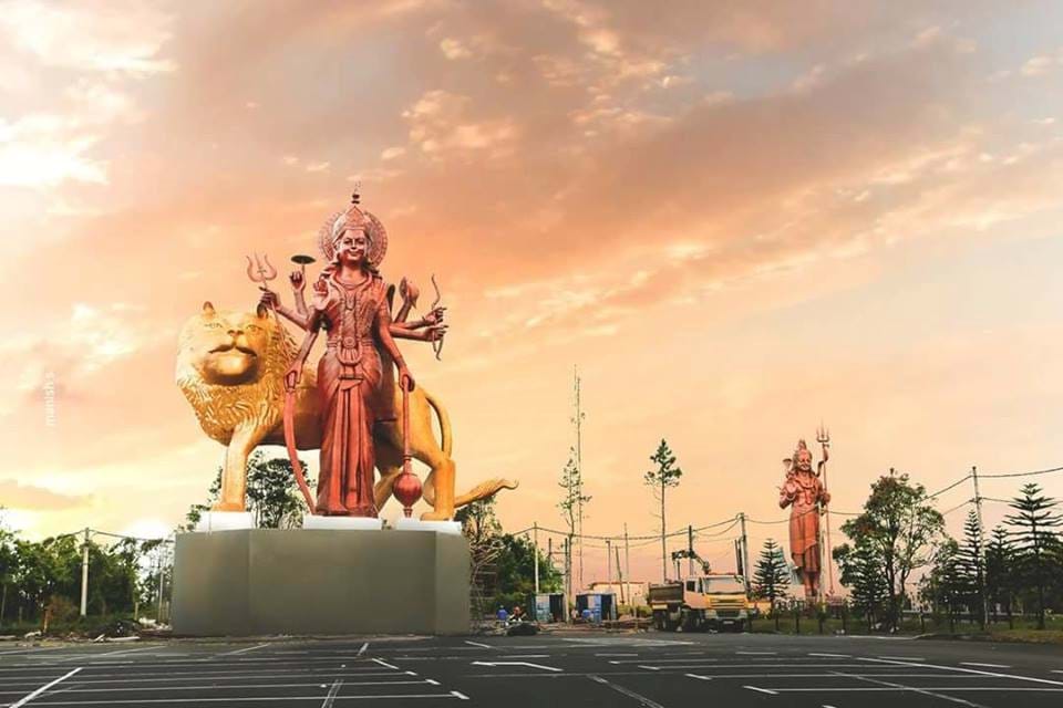 Shiva and Durga Statues Mauritius